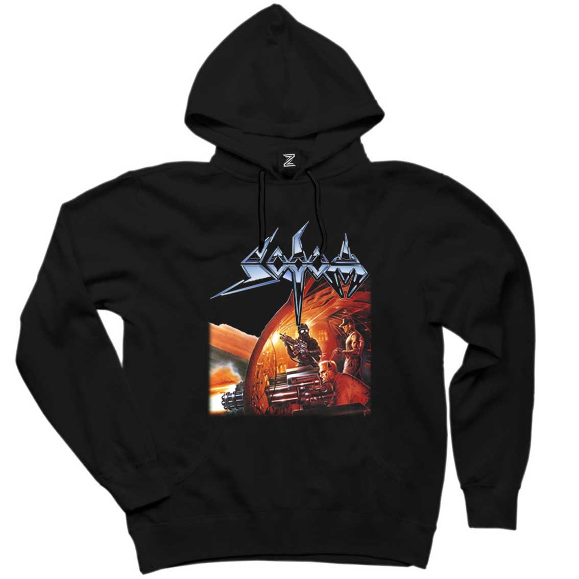 Sodom Agent Orange Siyah Kapşonlu Sweatshirt Hoodie