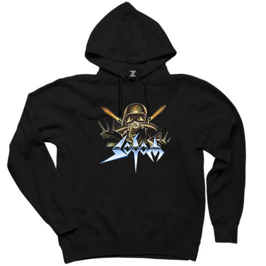 Sodom The Gelsenkirchen Siyah Kapşonlu Sweatshirt Hoodie