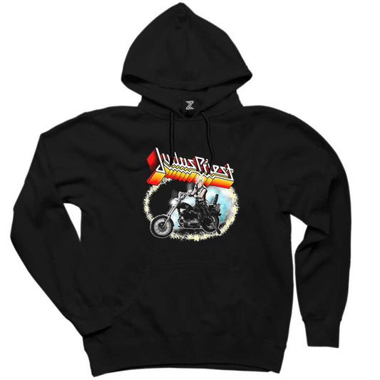 Judas Priest Rob Halford Siyah Kapşonlu Sweatshirt Hoodie