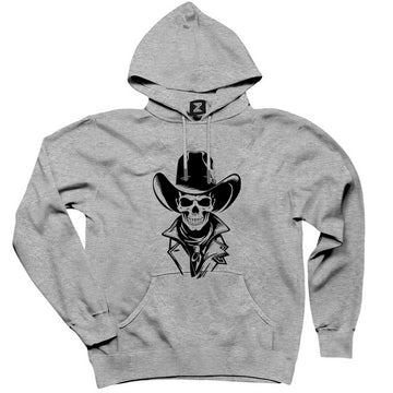 Mr. Kovboy Gri Kapşonlu Sweatshirt Hoodie