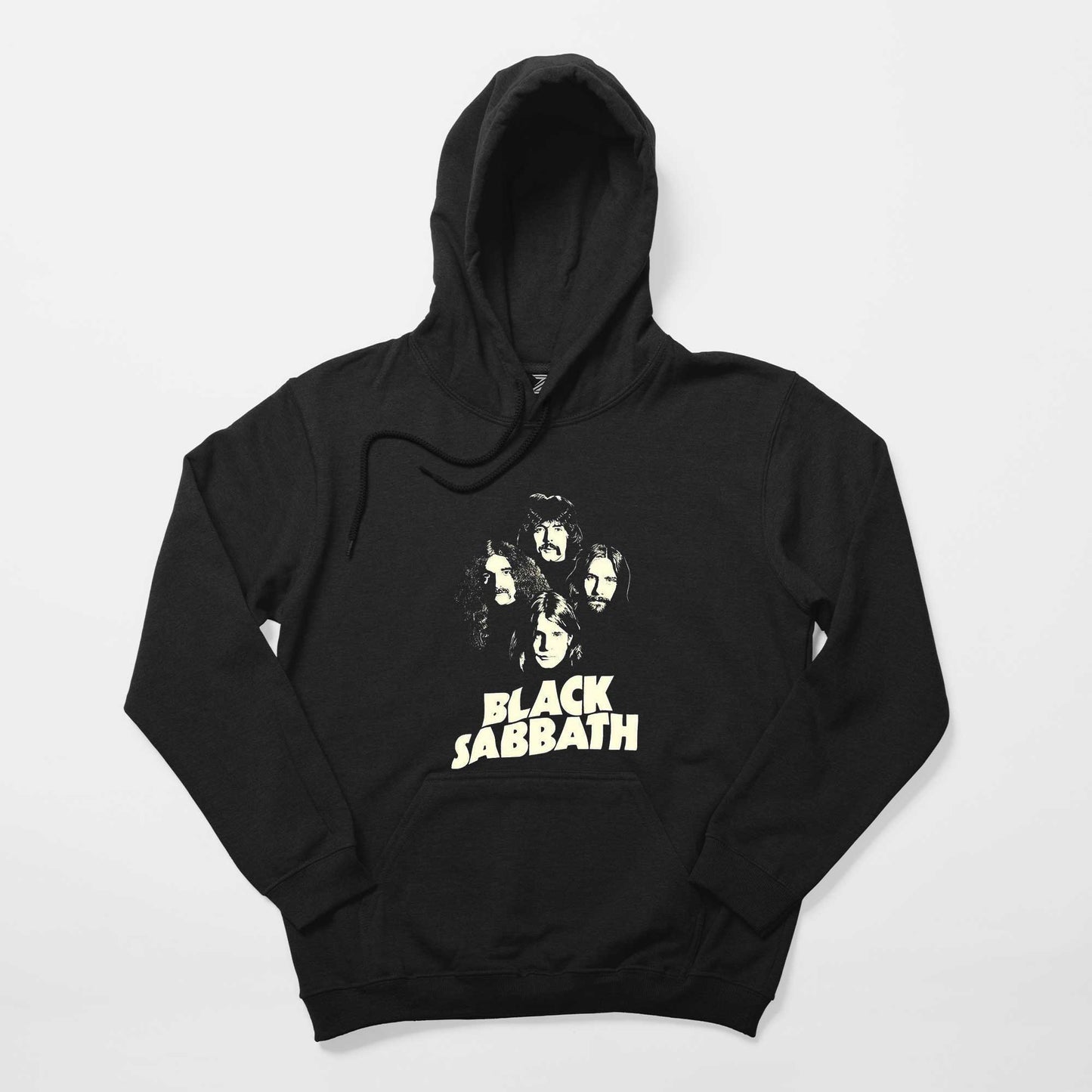 Black Sabbath Siluet Siyah Kapşonlu Sweatshirt Hoodie