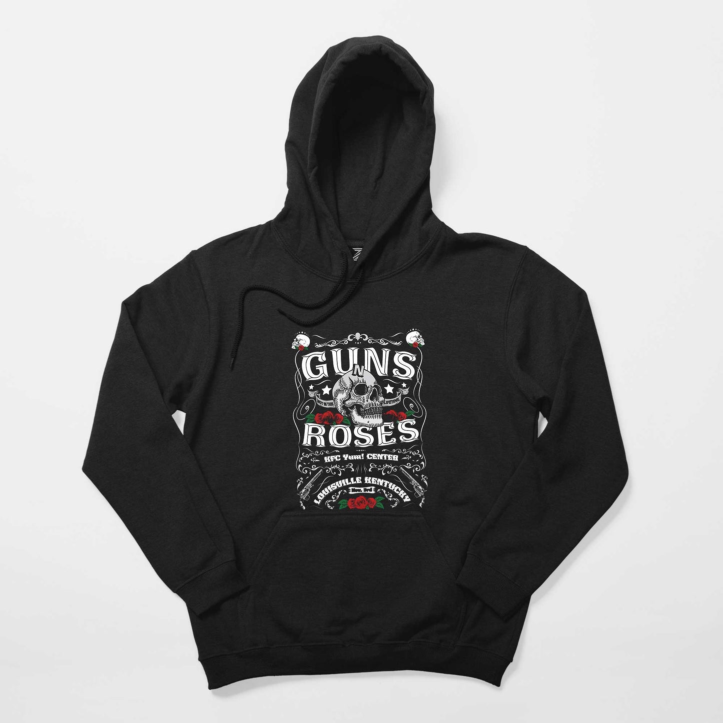 Guns N Roses Louis Ulle Kentucky Siyah Kapşonlu Sweatshirt Hoodie
