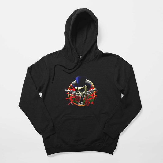 Guns N Roses Mr Skull Siyah Kapşonlu Sweatshirt Hoodie Hoodie