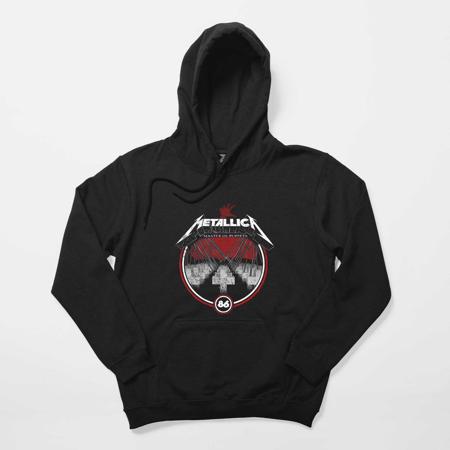 Metallica Master of Puppets Albums Siyah Kapşonlu Sweatshirt Hoodie