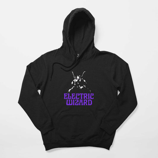 Electric Wizard Siyah Kapşonlu Sweatshirt Hoodie Hoodie