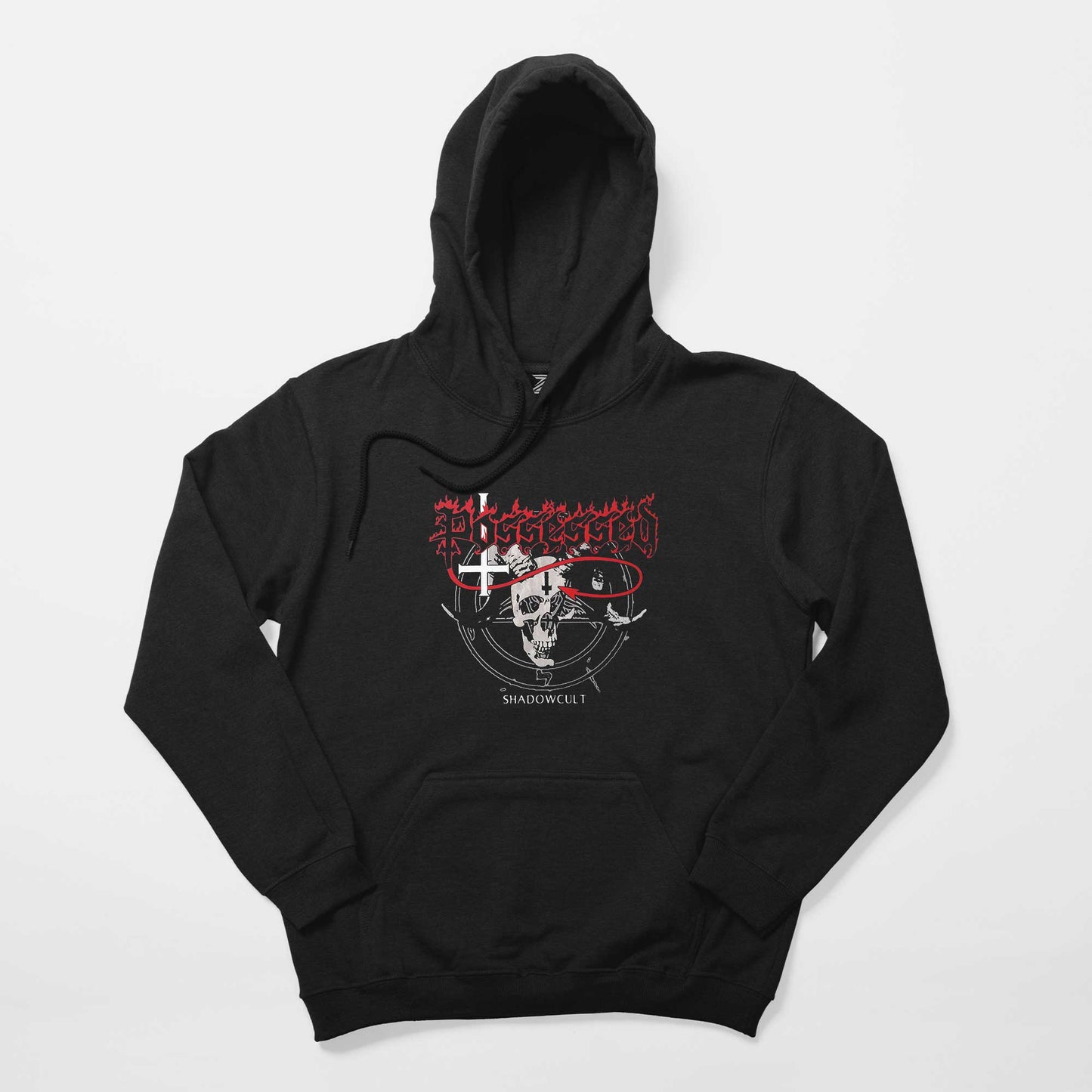 Possessed Shadowcult Siyah Kapşonlu Sweatshirt Hoodie Hoodie