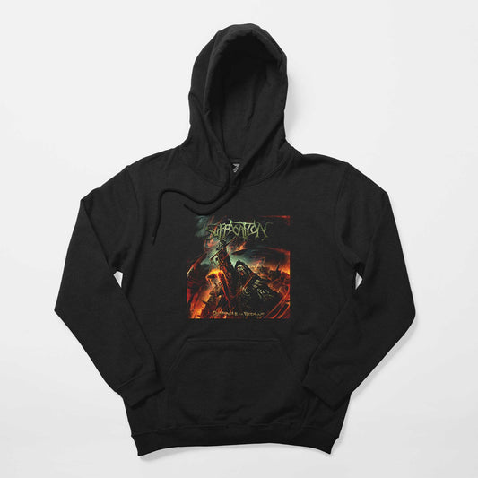 Suffocation Pinnacle Of Bedlam Siyah Kapşonlu Sweatshirt Hoodie Hoodie