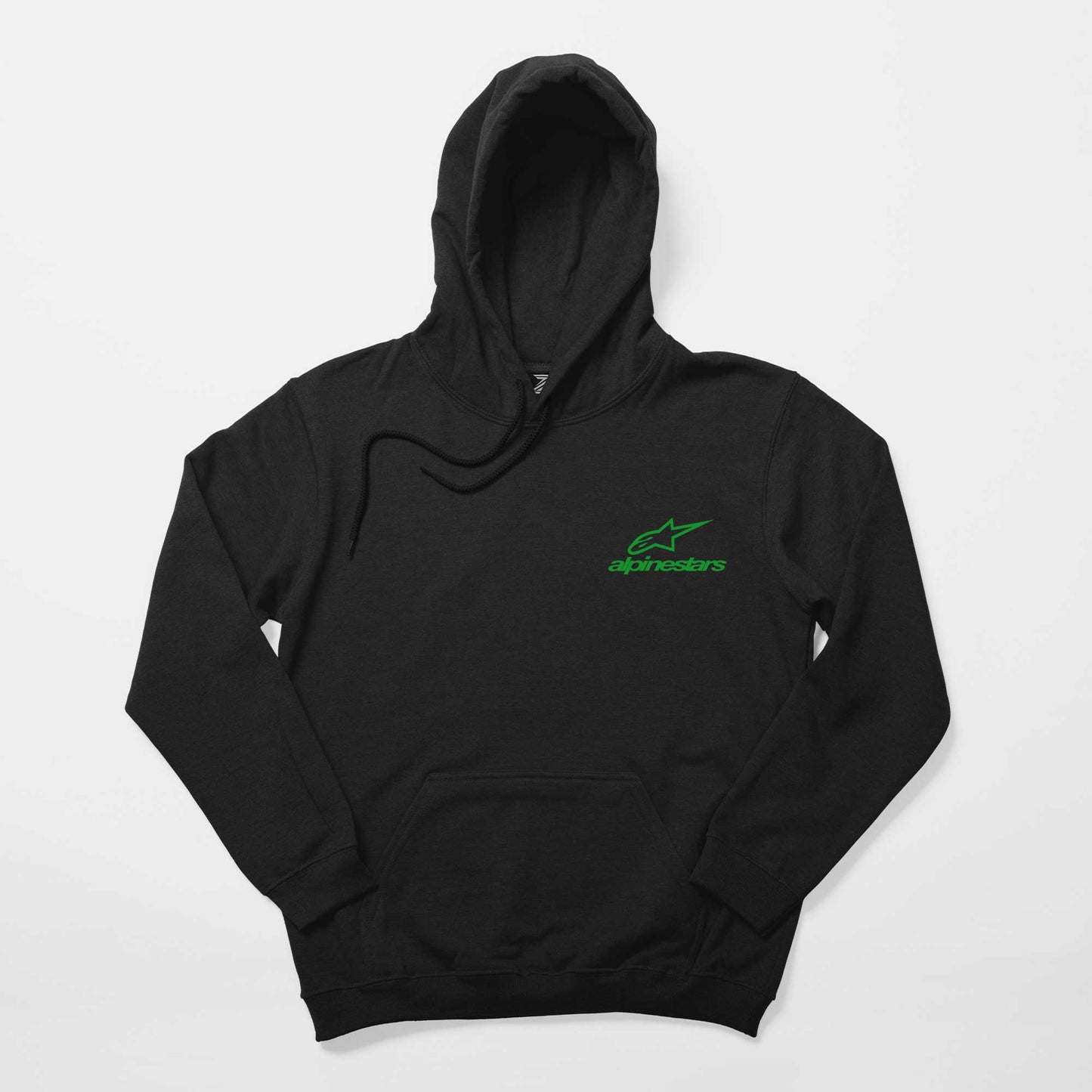 Alpinestars Logo Siyah Kapşonlu Sweatshirt Hoodie