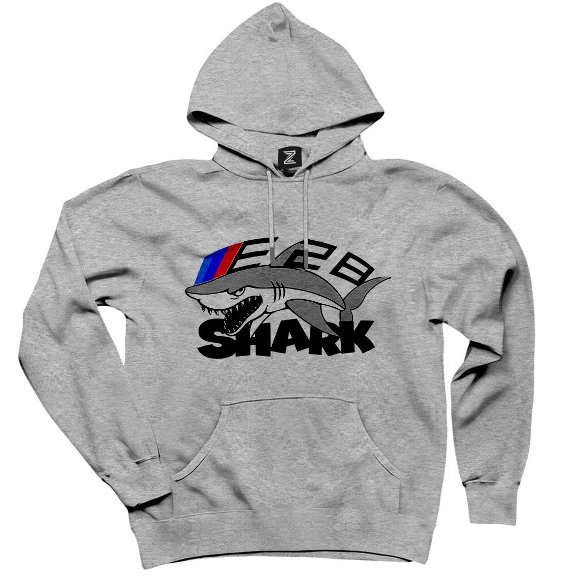 Bmw E28 Shark Gri Kapşonlu Sweatshirt Hoodie