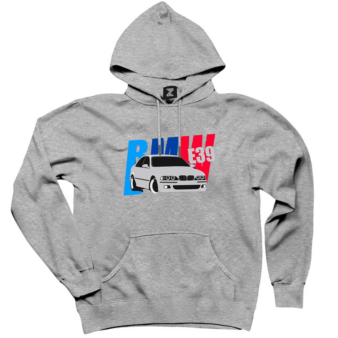 Bmw E39 Sport Gri Kapşonlu Sweatshirt Hoodie