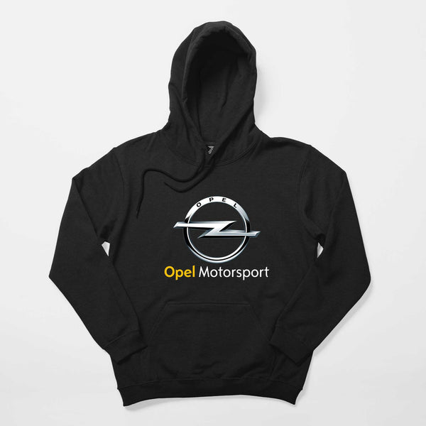 Opel Motorsport Siyah Kapşonlu Sweatshirt Hoodie