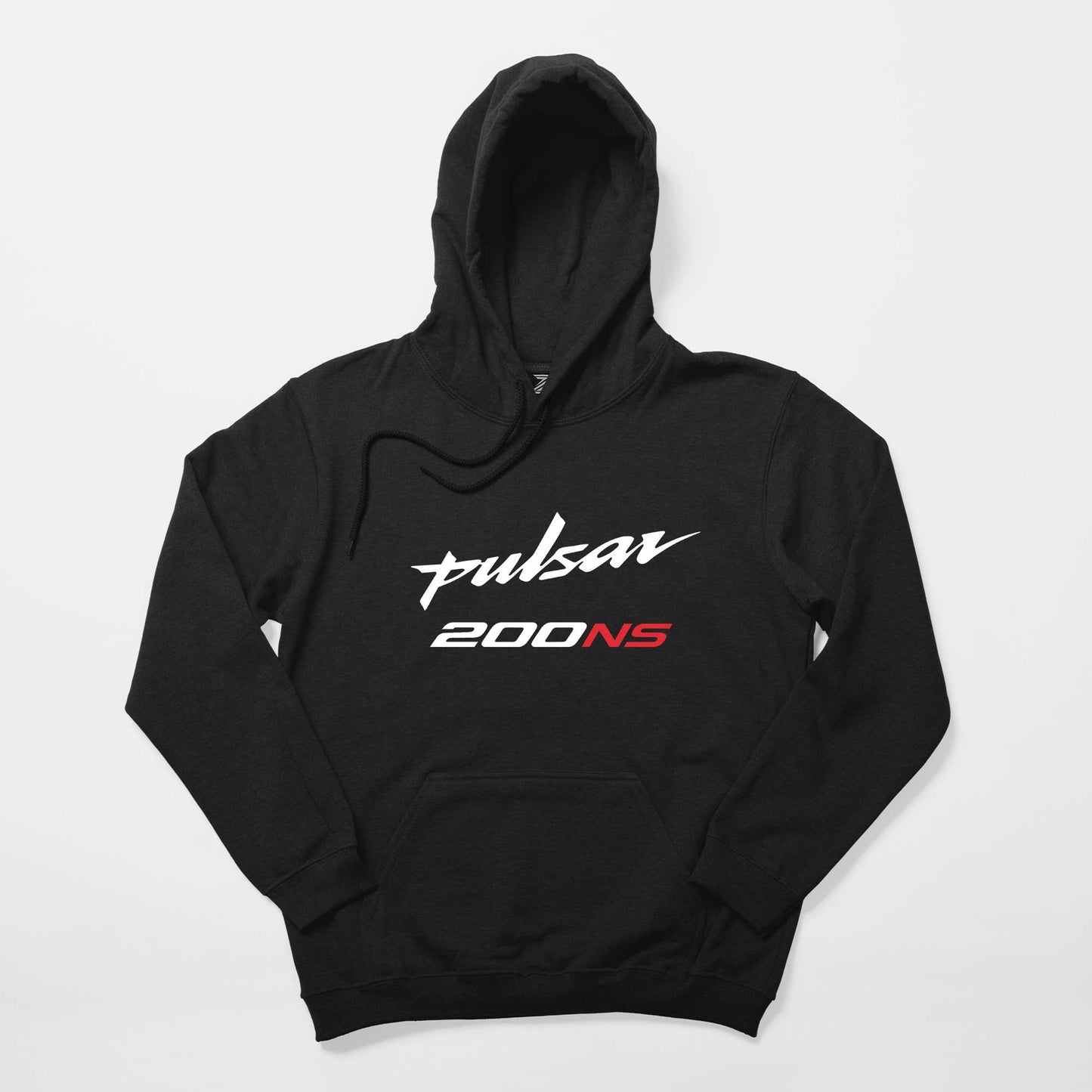 Pulsar NS200 Text Siyah Kapşonlu Sweatshirt Hoodie