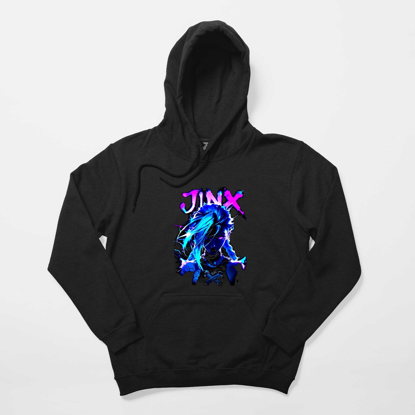 Jinx Siyah Kapşonlu Sweatshirt Hoodie