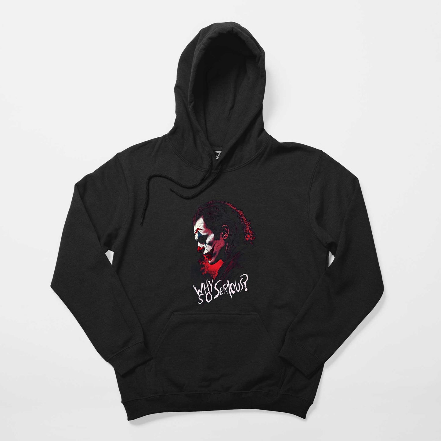 Joker Siyah Kapşonlu Sweatshirt Hoodie