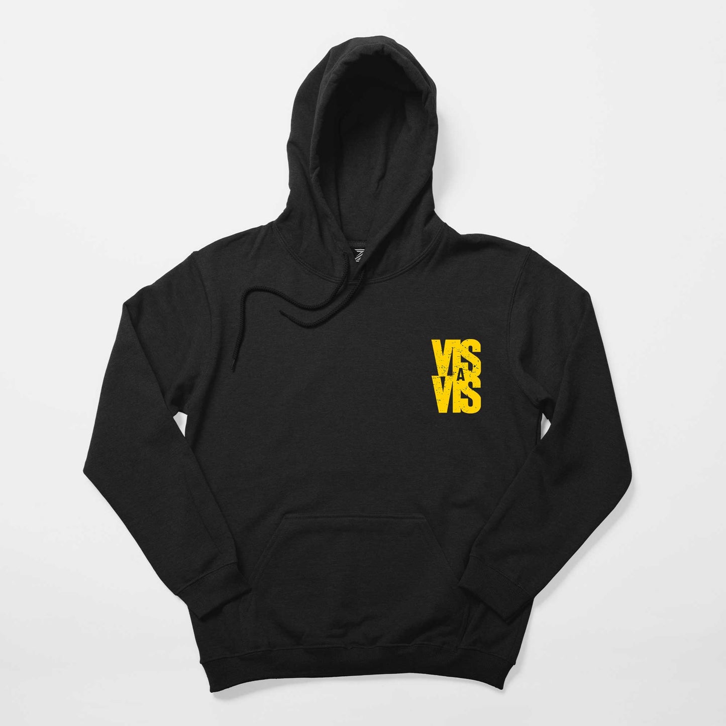 Vis A Vis Logo Siyah Kapşonlu Sweatshirt Hoodie