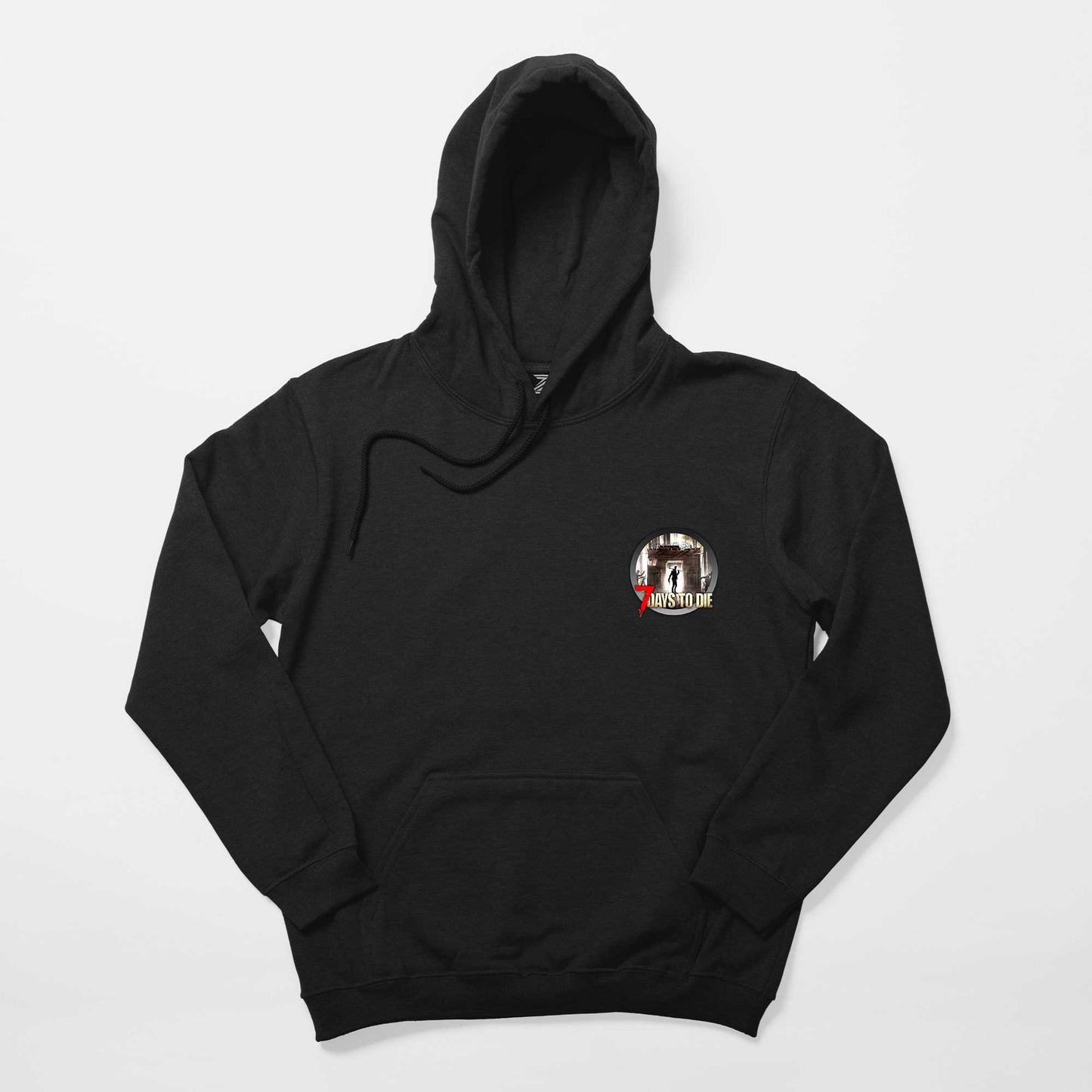 7 Days To Die Icon Siyah Kapşonlu Sweatshirt Hoodie
