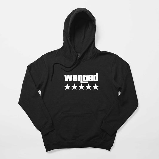 Wanted White Siyah Kapşonlu Sweatshirt Hoodie