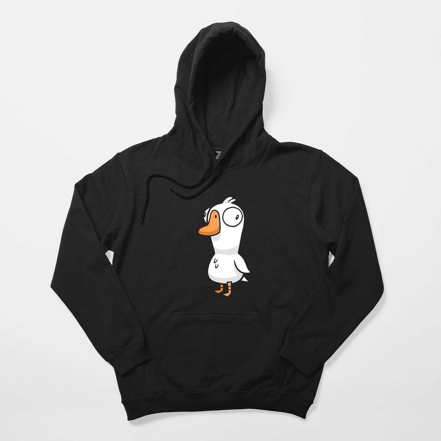 Goose Goose Duck Siyah Kapşonlu Sweatshirt Hoodie