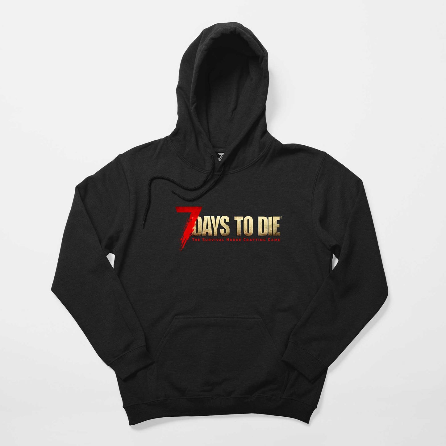 7 Days To Die Logo Siyah Kapşonlu Sweatshirt Hoodie
