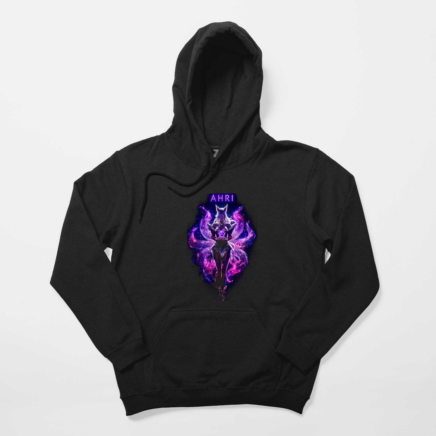 League Of Legends Ahrı Siyah Kapşonlu Sweatshirt Hoodie
