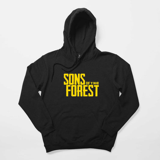 Sons Of The Forest Siyah Kapşonlu Sweatshirt Hoodie