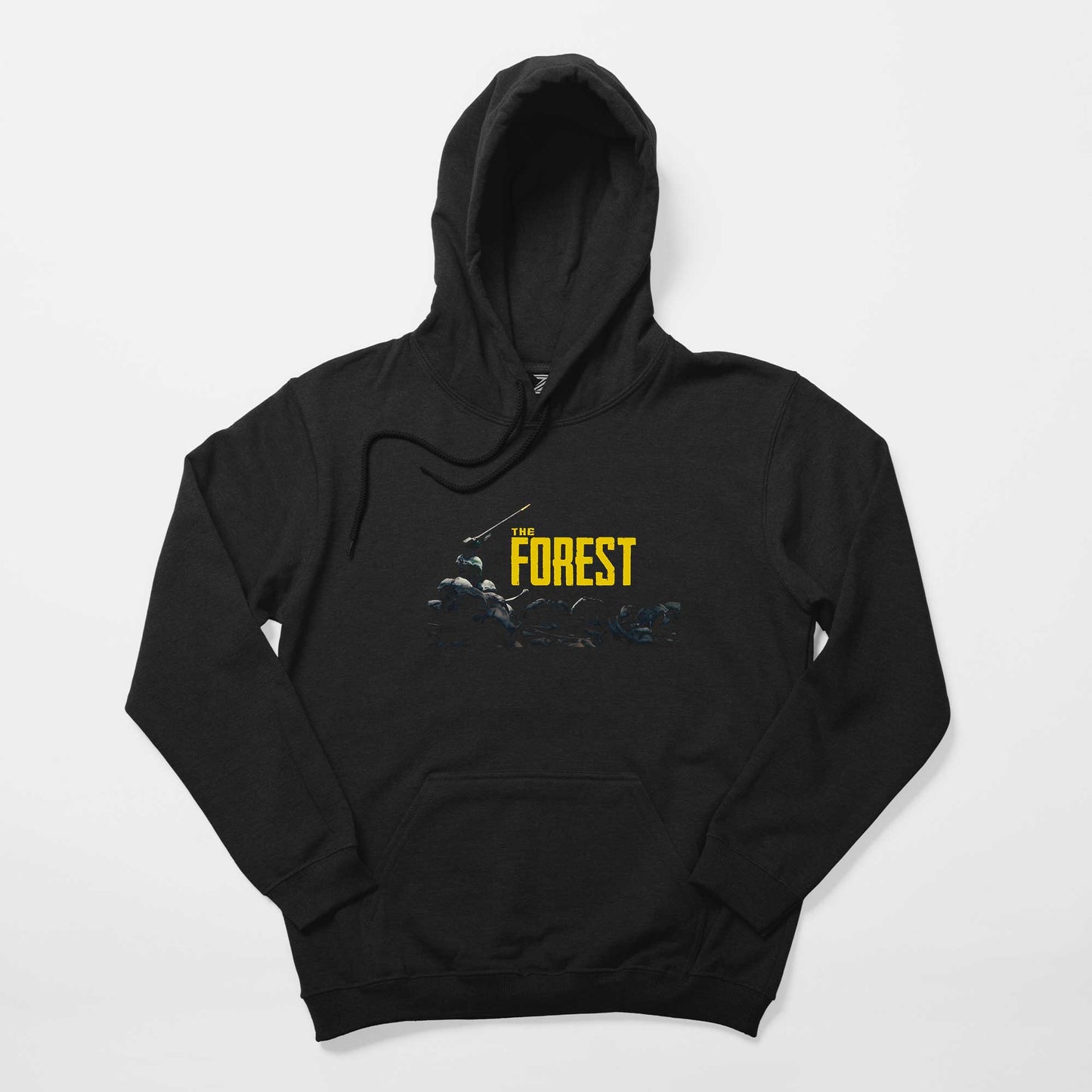 The Forest Skull Siyah Kapşonlu Sweatshirt Hoodie