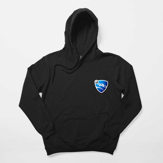Rocket League Amblem Siyah Kapşonlu Sweatshirt Hoodie