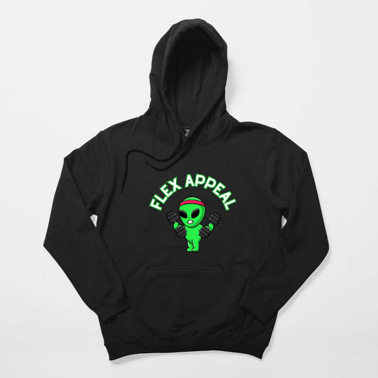 Alien Lifting Siyah Kapşonlu Sweatshirt Hoodie