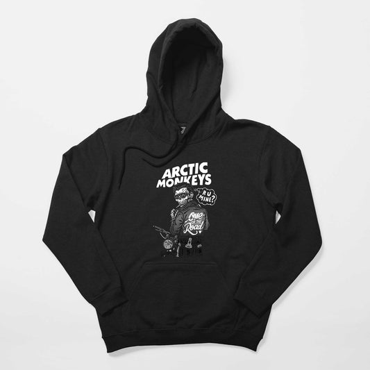 Artic Monkeys Skull Rider Siyah Kapşonlu Sweatshirt Hoodie
