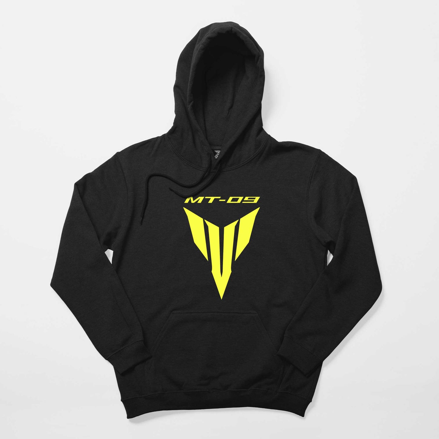 Yamaha MT 09 Logo Text Siyah Kapşonlu Sweatshirt Hoodie