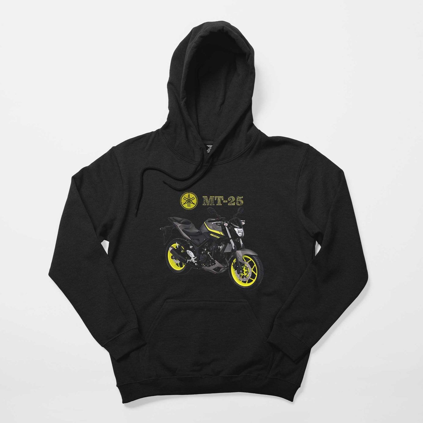 Yamaha MT 25 Siyah Kapşonlu Sweatshirt Hoodie