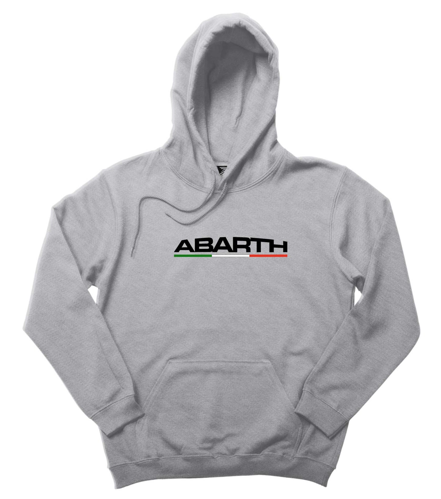 Abarth Text İtalya Gri Kapşonlu Sweatshirt Hoodie