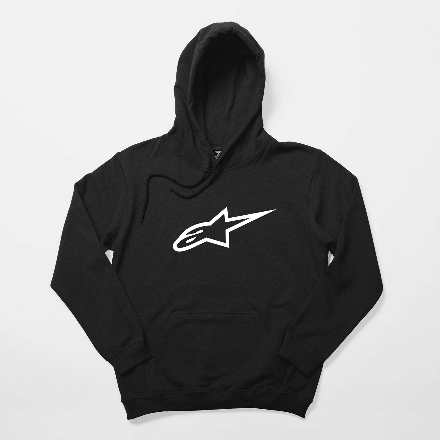 Alpinestars White Logo Siyah Kapşonlu Sweatshirt Hoodie