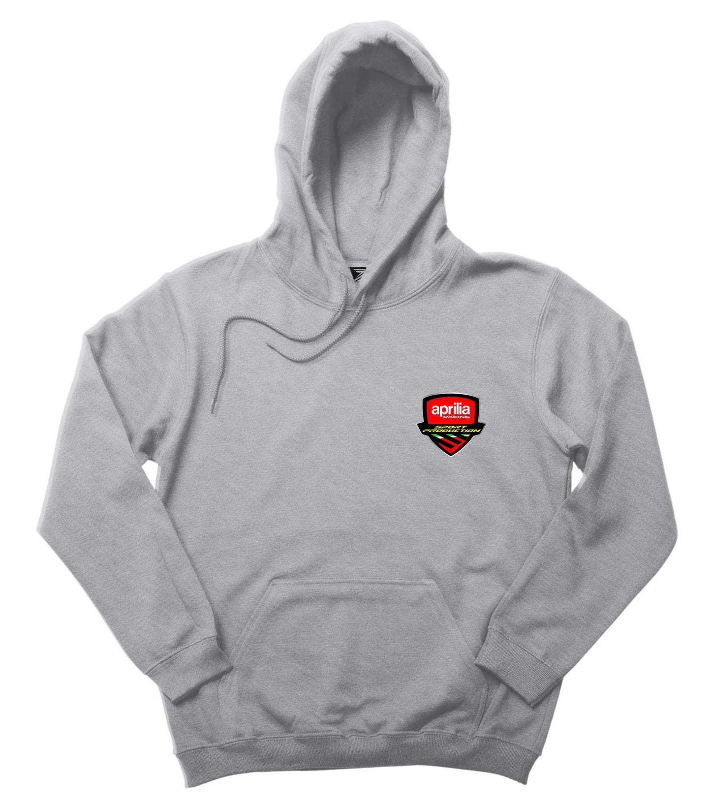 Aprilia Racing Logo Gri Kapşonlu Sweatshirt Hoodie