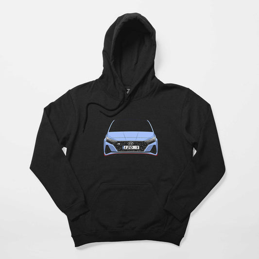 Hyundai İ20N Siyah Kapşonlu Sweatshirt Hoodie