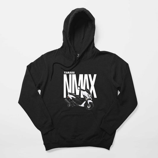 Yamaha Nmax  Siyah Kapşonlu Sweatshirt Hoodie