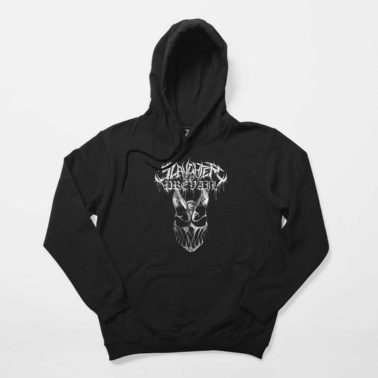 Slaughter To Prevail Silvermask Text Siyah Kapşonlu Sweatshirt Hoodie