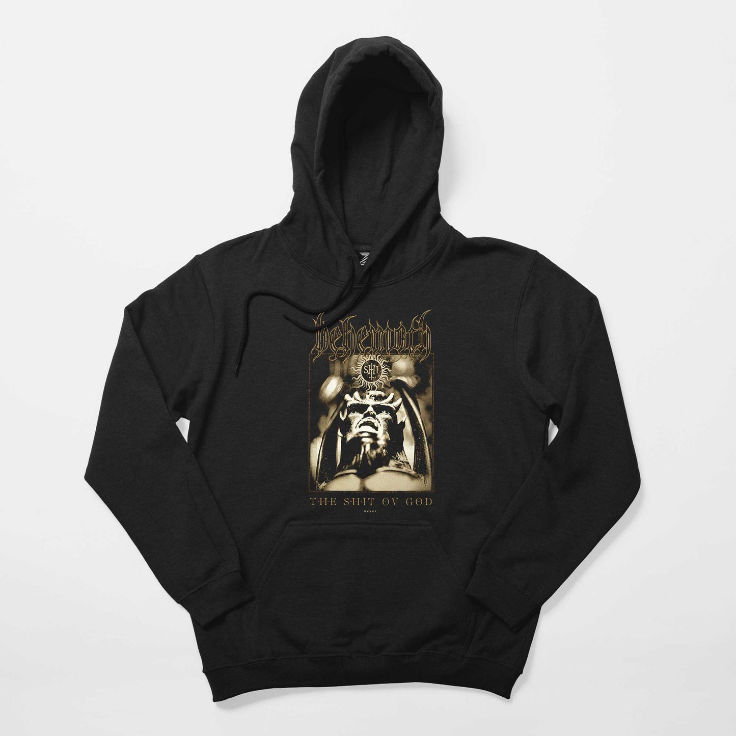 Behemoth The Shit Ov God Siyah Kapşonlu Sweatshirt Hoodie