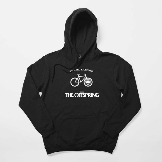 The Offspring Running & Cycling Siyah Kapşonlu Sweatshirt Hoodie