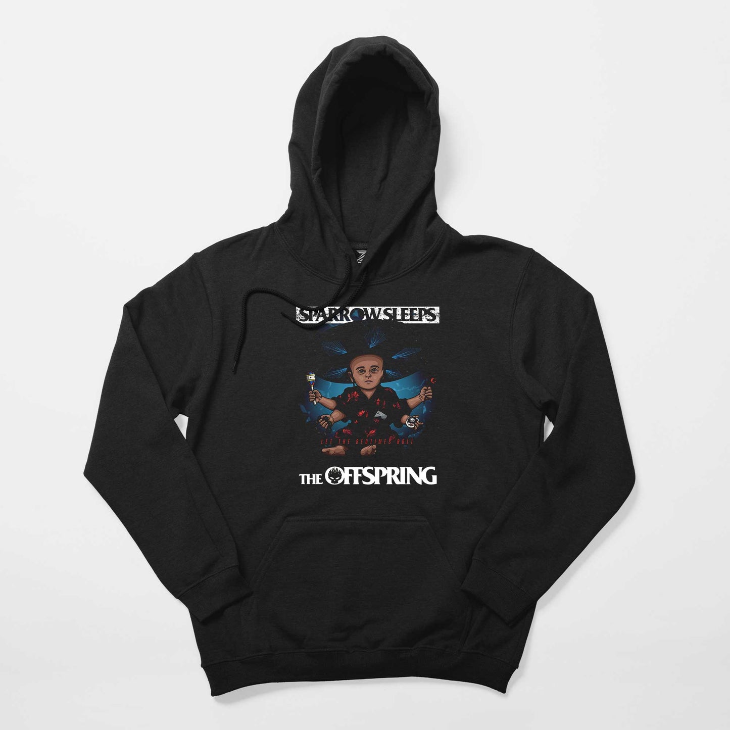 The Offspring Let The Bedtimes Roll Siyah Kapşonlu Sweatshirt Hoodie