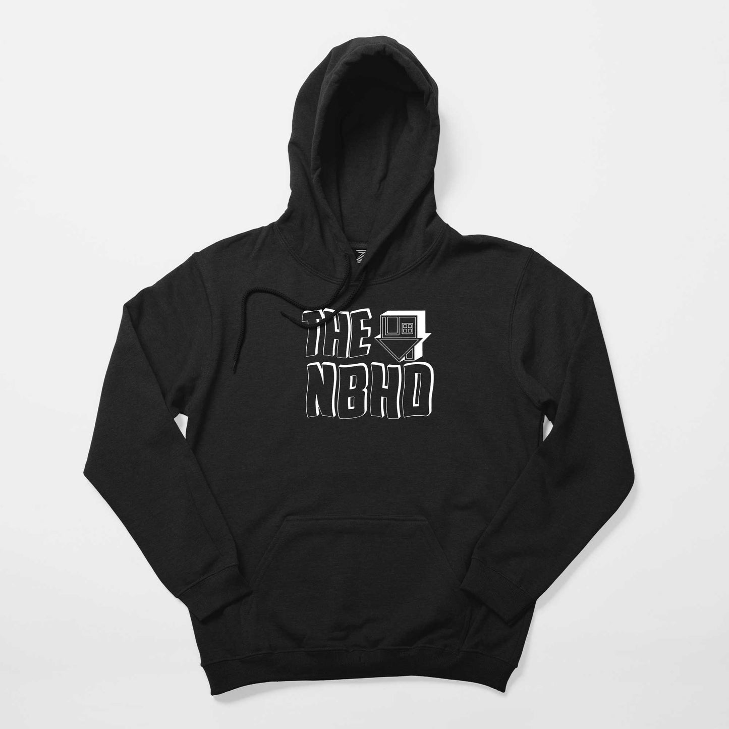 The Neighbourhood Text Siyah Kapşonlu Sweatshirt Hoodie