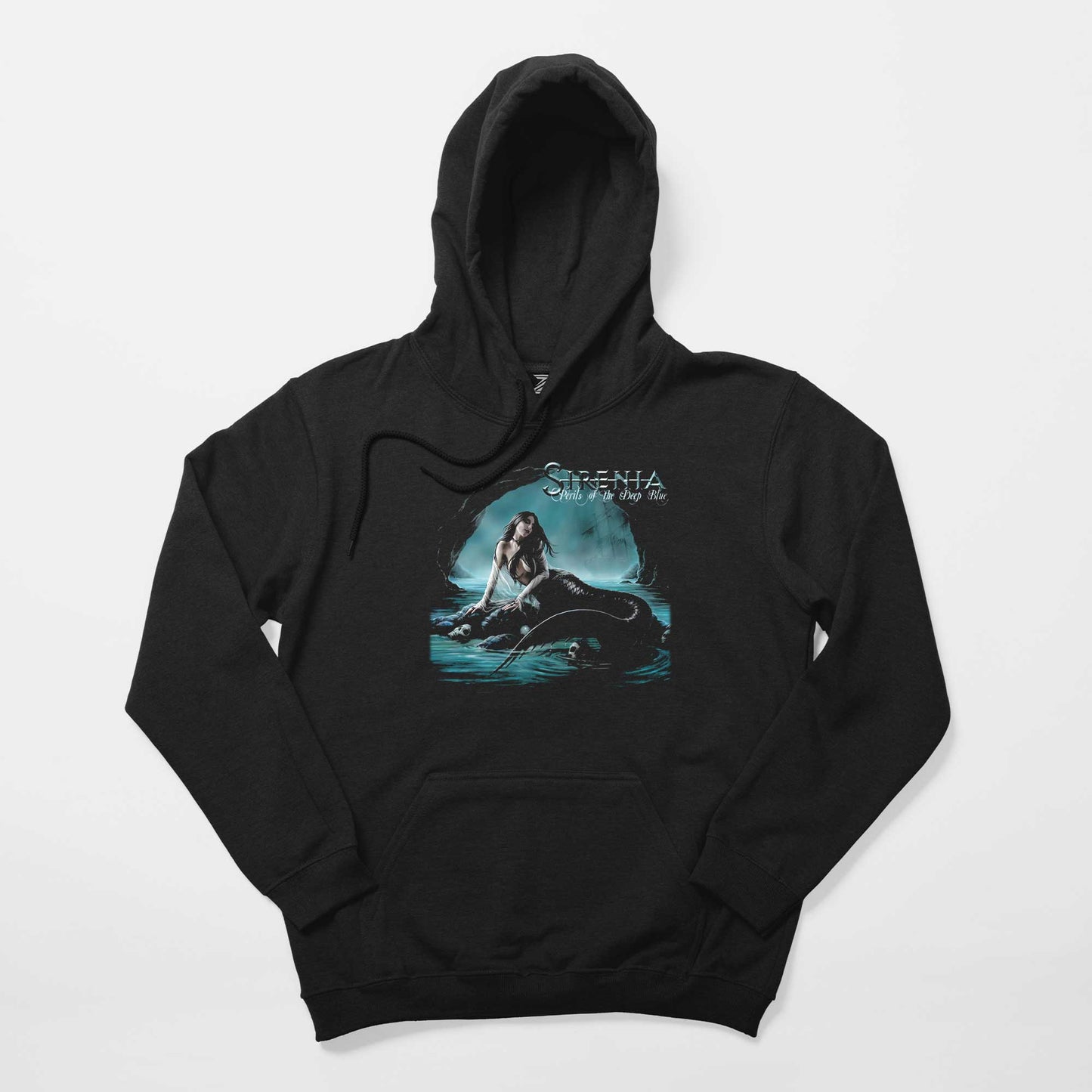 Sirenia Perils Of The Deep Blue Siyah Kapşonlu Sweatshirt Hoodie