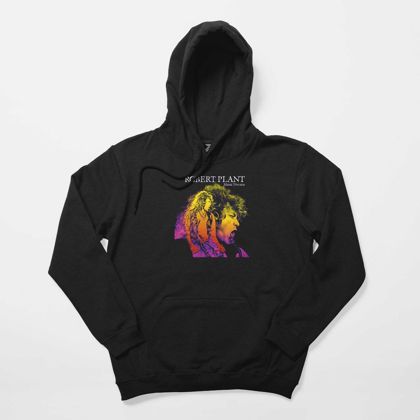 Robert Plant Manic Nirvana Siyah Kapşonlu Sweatshirt Hoodie