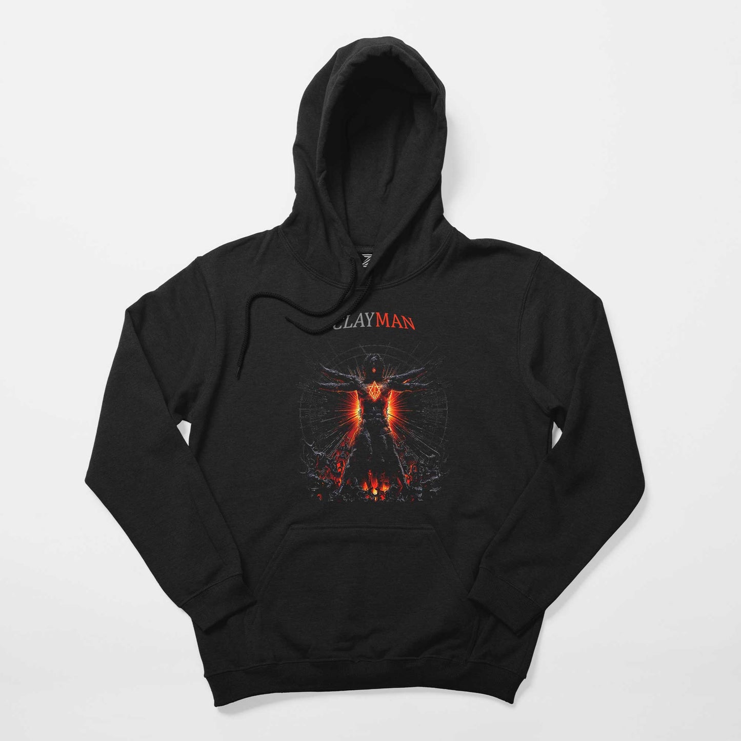 In Flames Clayman Siyah Kapşonlu Sweatshirt Hoodie