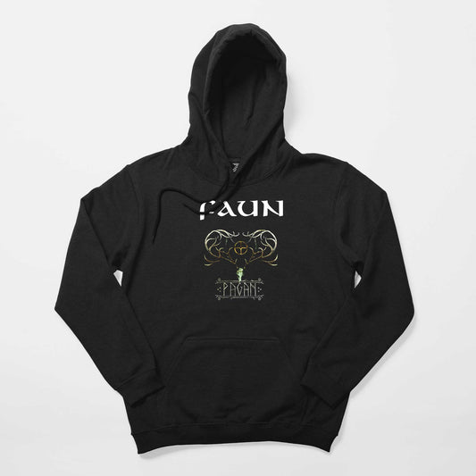 Faun Pagan Siyah Kapşonlu Sweatshirt Hoodie