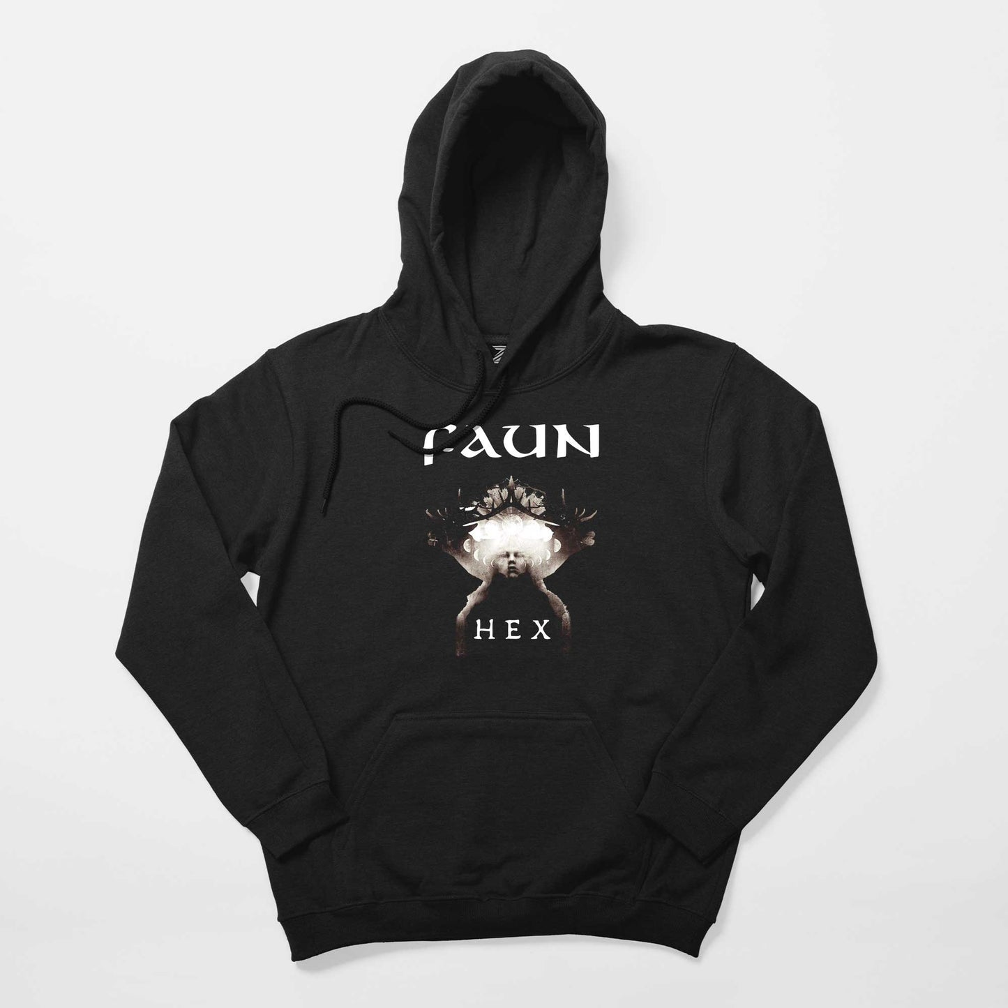 Faun Hex Siyah Kapşonlu Sweatshirt Hoodie