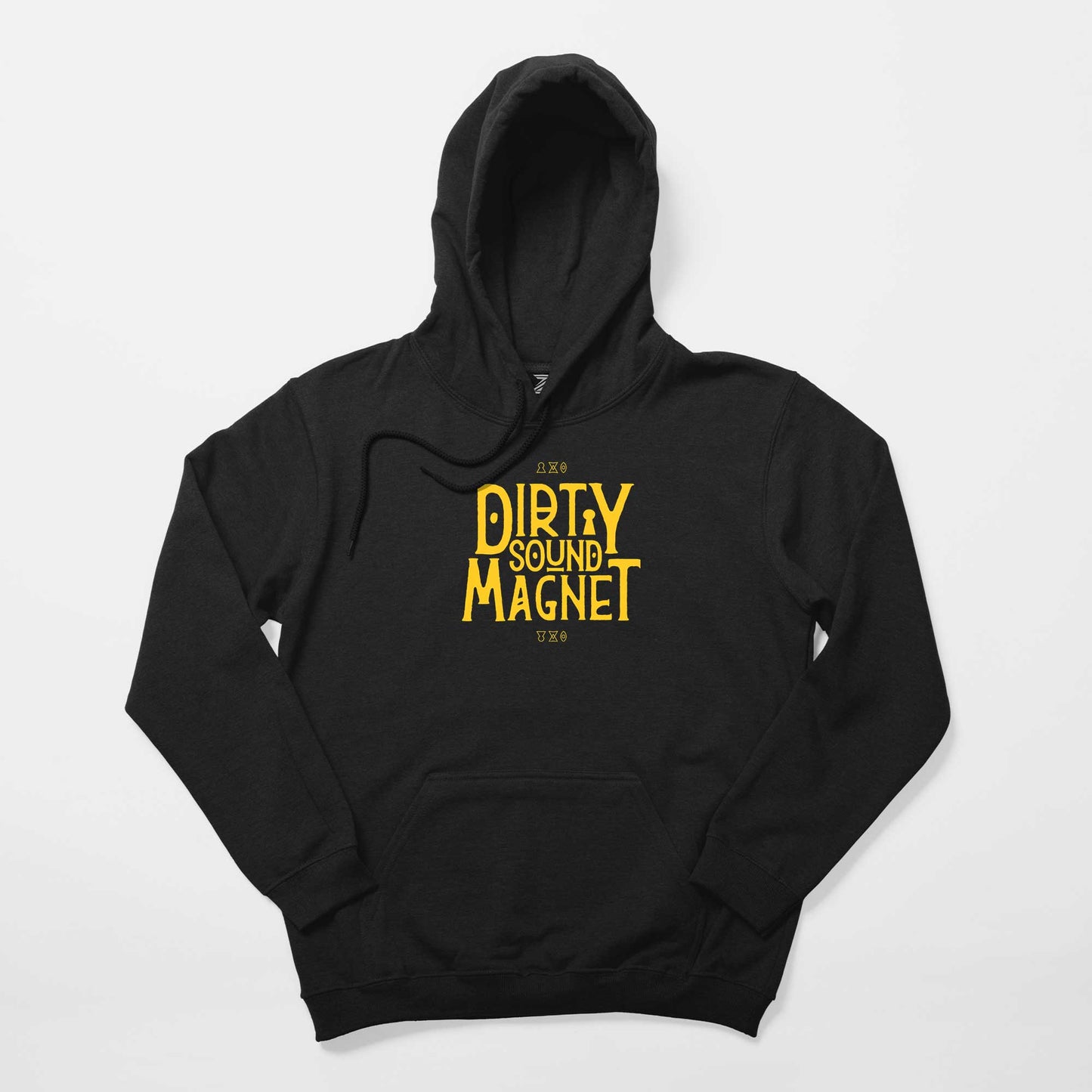 Dirty Sound Magnet Text Siyah Kapşonlu Sweatshirt Hoodie