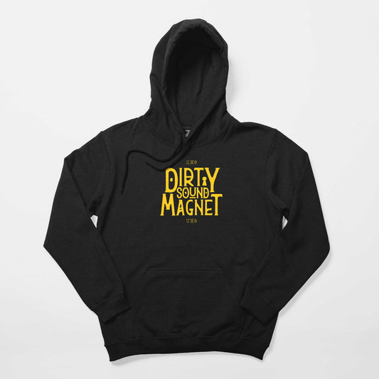 Dirty Sound Magnet Text Siyah Kapşonlu Sweatshirt Hoodie