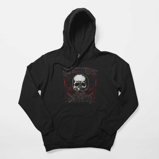 Black Label Society Stronger Than Death Siyah Kapşonlu Sweatshirt Hoodie