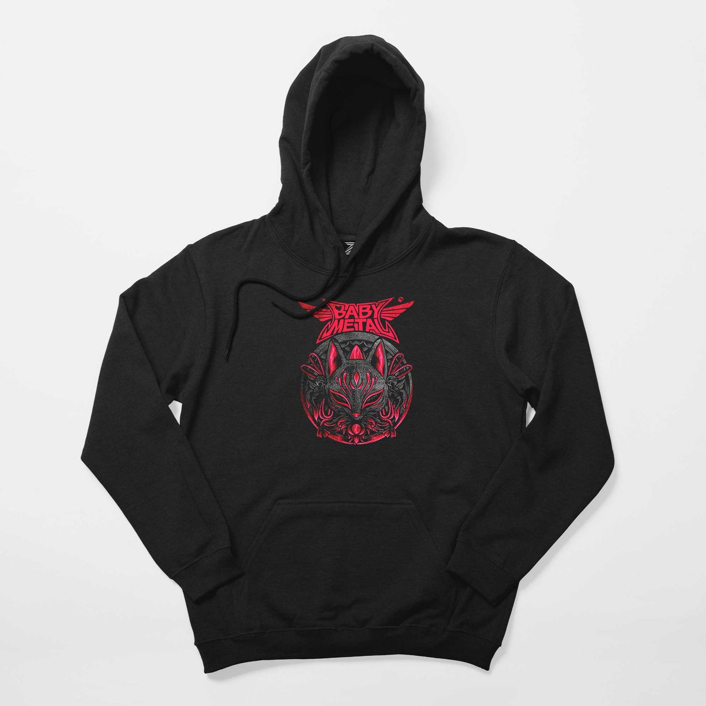Babymetal Maneki Neko Siyah Kapşonlu Sweatshirt Hoodie